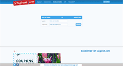 Desktop Screenshot of dagjeuit.com